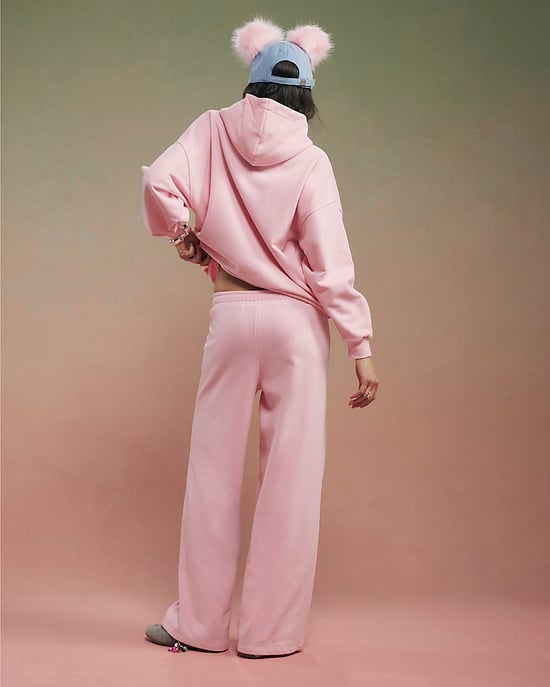 River Island Womens Joggers Pink Year Zero Embellished Cord - Image 4