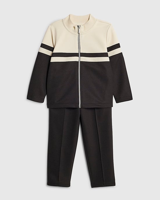 River Island Mini Boys Sweatshirt & Bottoms Set Black 2 Piece - Image 4