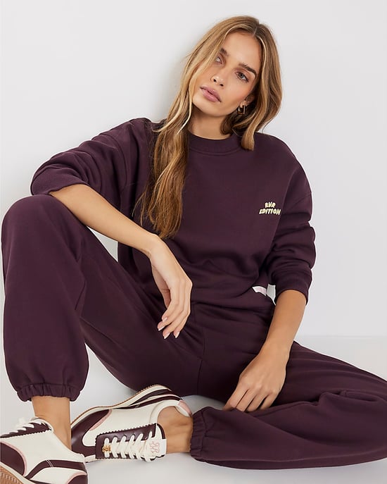 River Island Womens Sweatshirt Brown RVR Edition Back Print - Image 4
