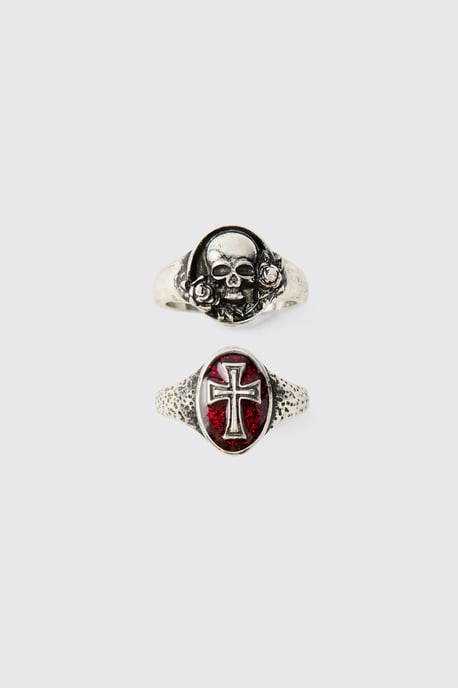 2 Pack Gothic Rings - Image 2