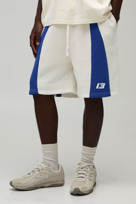 Regular Fit Moto Jersey Shorts - Image 1
