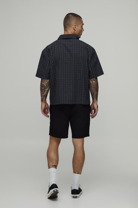 Relaxed Fit Twill Shorts - Image 2