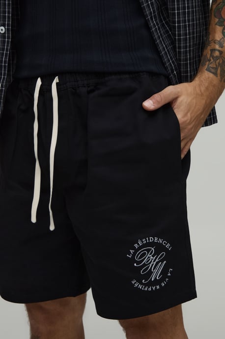 Relaxed Fit Twill Shorts - Image 3