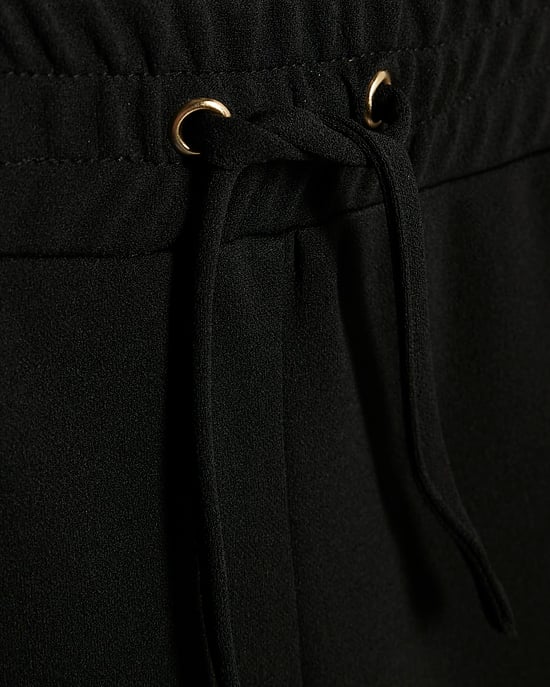 River Island Girls Wide Leg Trousers Black Bow - Image 3