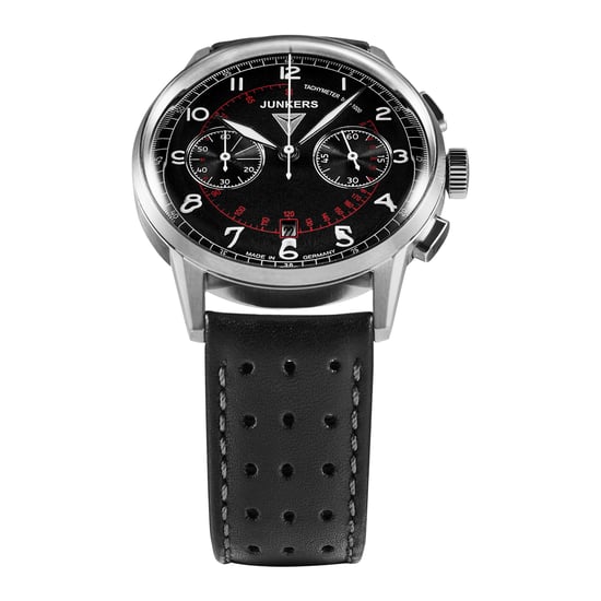 Junkers 6970-2 Men’s Quartz Watch Stainless Steel Case Classic Dial Leather Strap Water Resistant - Image 3