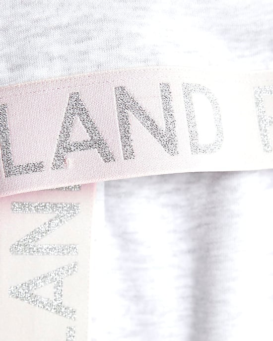 River Island Mini Girls Hoodie & Bottoms Set Grey RI 2 Piece - Image 4