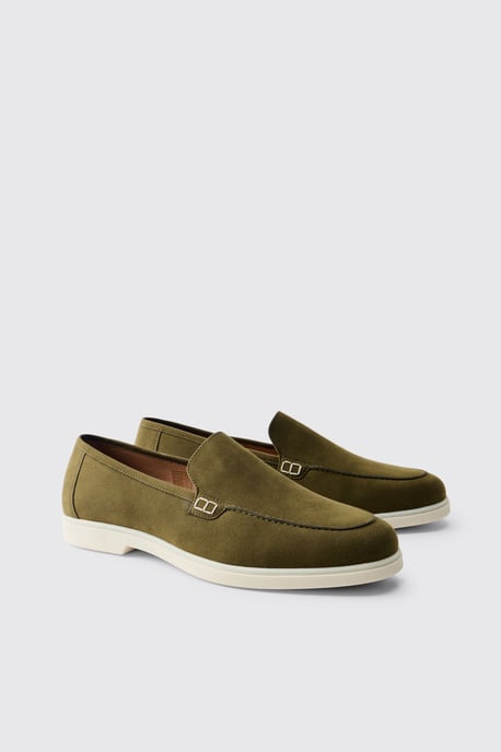 Faux Suede Loafer - Image 1