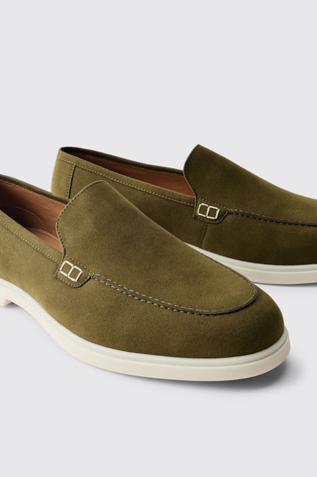 Faux Suede Loafer - Image 3