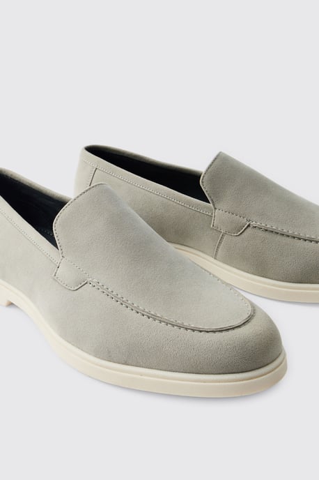 Faux Suede Loafer - Image 3