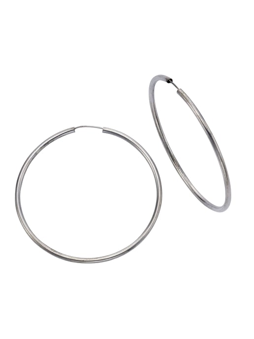 Celesta Silber Creoles 925 silver rhodium-plated 5.0cm - Image 3