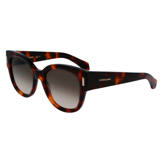 Ferragamo Bruine Acetaat Zonnebril - Image 1