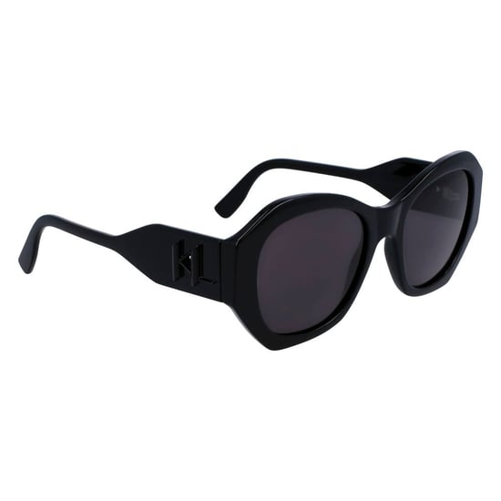 Karl Lagerfeld Zwarte Geïntjekte Zonnebril - Image 3