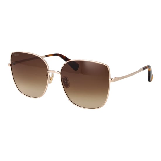 Max Mara Roze Gouden Metaal Zonnebril - Image 1