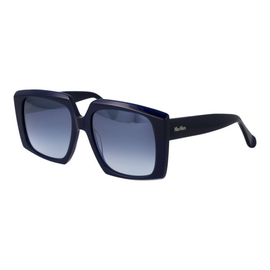 Max Mara Blauwe Plastic Zonnebril - Image 1