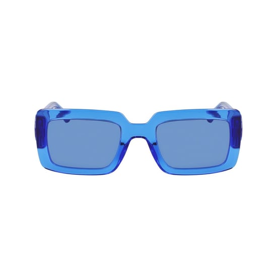 Longchamp Blauwe Ingespoten Zonnebril - Image 2