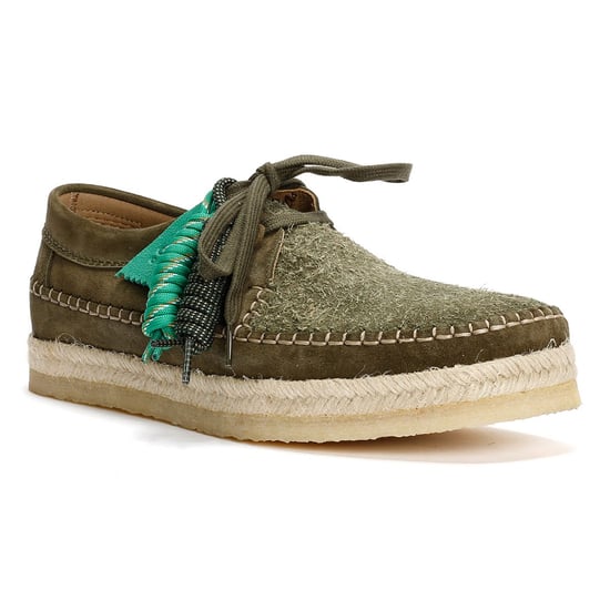 Pompeii X Clarks Originals Weaver Suede Men's Cactus Shoes - Image 2