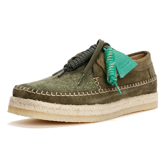 Pompeii X Clarks Originals Weaver Suede Men's Cactus Shoes - Image 3