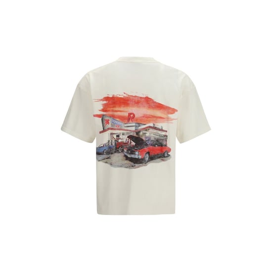 Represent Witte Katoenen T-Shirt - Image 2