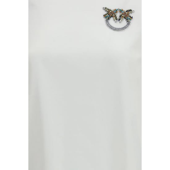 PINKO Witte Katoenen T-Shirt - Image 3