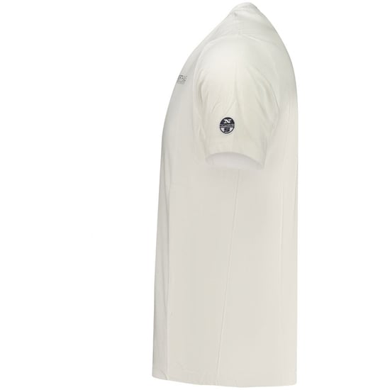 North Sails Vit Bomull Herr T-Shirt - Image 3