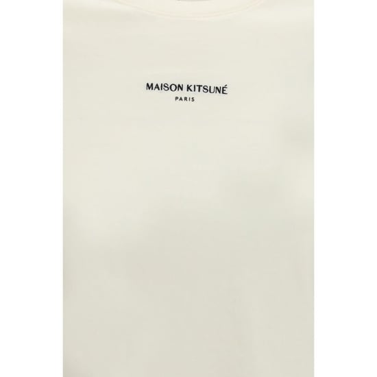 Maison Kitsuné Beige Katoenen T-Shirt - Image 3
