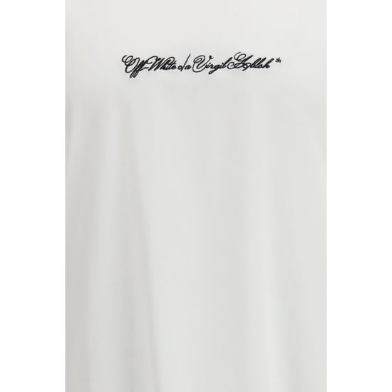Off-White Vit Bomull T-shirt - Image 3