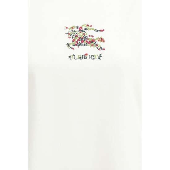Burberry Witte Katoenen T-Shirt - Image 3