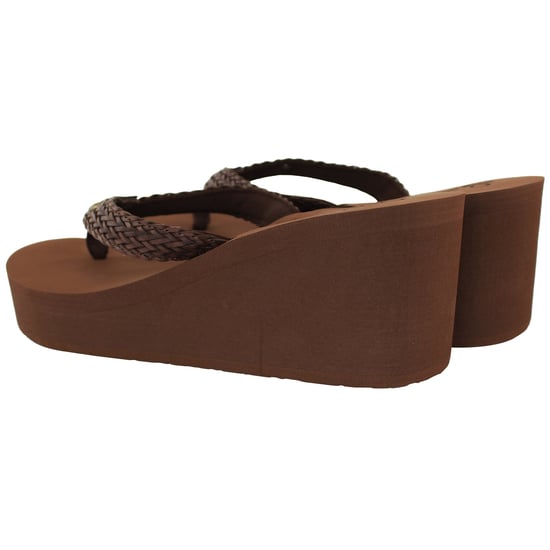 Roxy Mellie III Womens Brown Flip-Flops - Image 4