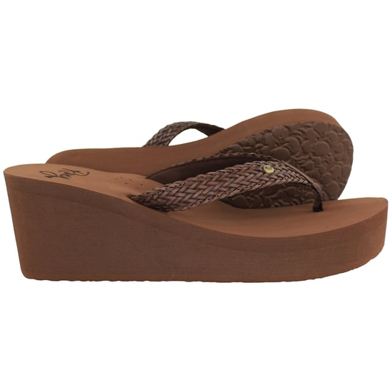 Roxy Mellie III Womens Brown Flip-Flops - Image 5