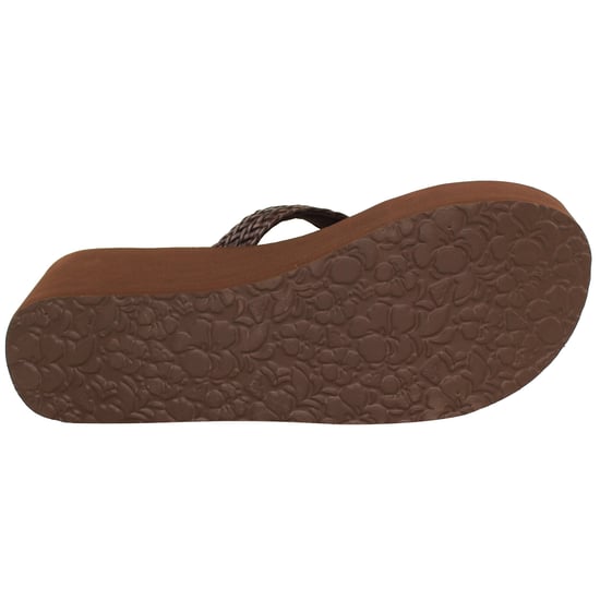 Roxy Mellie III Womens Brown Flip-Flops - Image 6