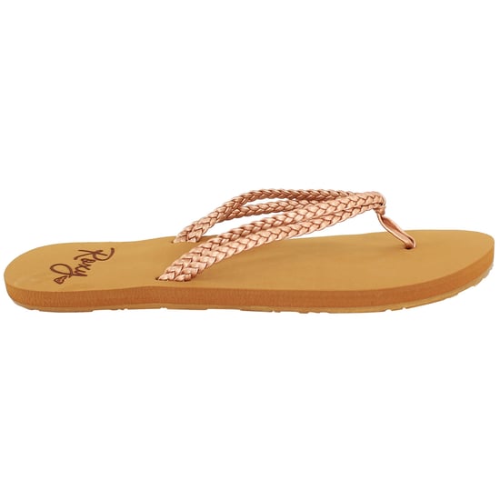 Roxy Costas Womens Rose Gold Flip-Flops - Image 2