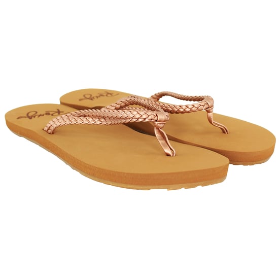 Roxy Costas Womens Rose Gold Flip-Flops - Image 3