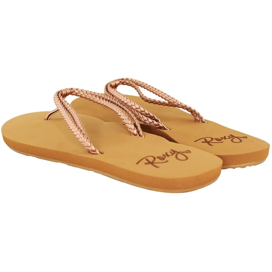 Roxy Costas Womens Rose Gold Flip-Flops - Image 4