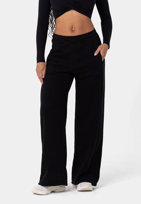 Wide Sweatpants ZWART - Image 3