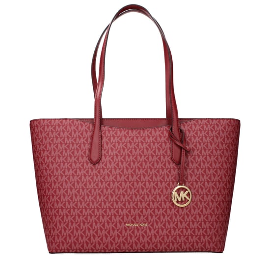 Michael Kors Rode Leren Schoudertas - Image 1