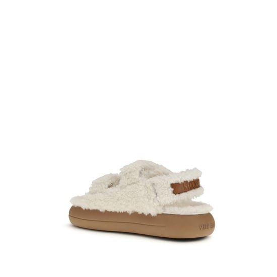 Moon Boot Witte Polyamide Platte Sandalen - Image 3