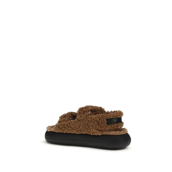 Moon Boot Bruine Polyamide Slippers - Image 3