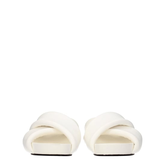 Jil Sander Blå Lädertofflor - Image 3