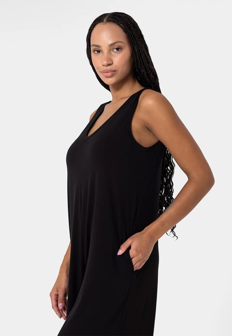Viscose Jumpsuit ZWART - Image 2