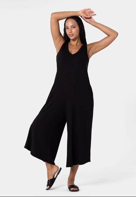Viscose Jumpsuit ZWART - Image 3