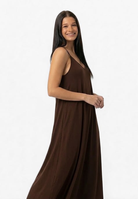Chloe Long Dress BRUIN - Image 2