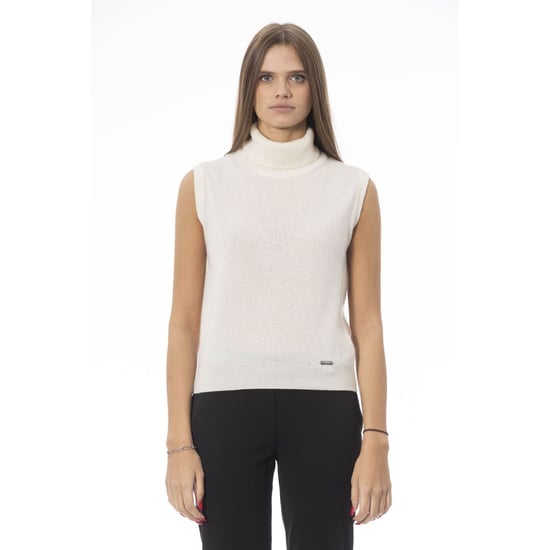 Baldinini Trend Witte Wol Damestrui - Image 1