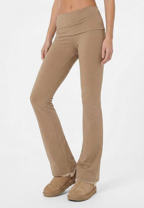 Fold Over Pants LICHTBRUIN - Image 2