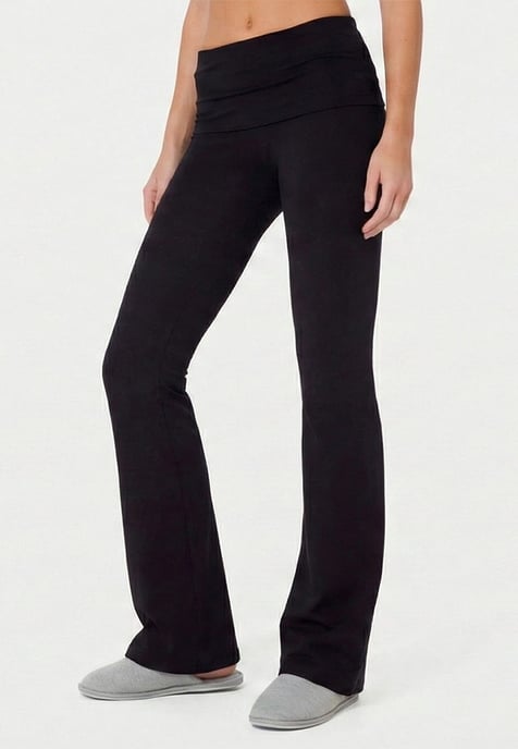 Fold Over Pants ZWART - Image 3