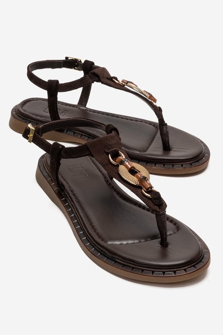 Tiana Sandal i Läder med Spänne - Image 1