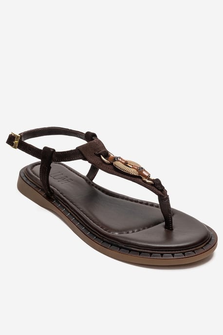 Tiana Sandal i Läder med Spänne - Image 3