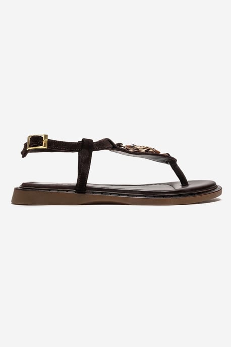 Tiana Sandal i Läder med Spänne - Image 4