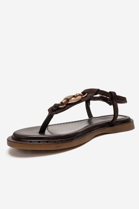 Tiana Sandal i Läder med Spänne - Image 6