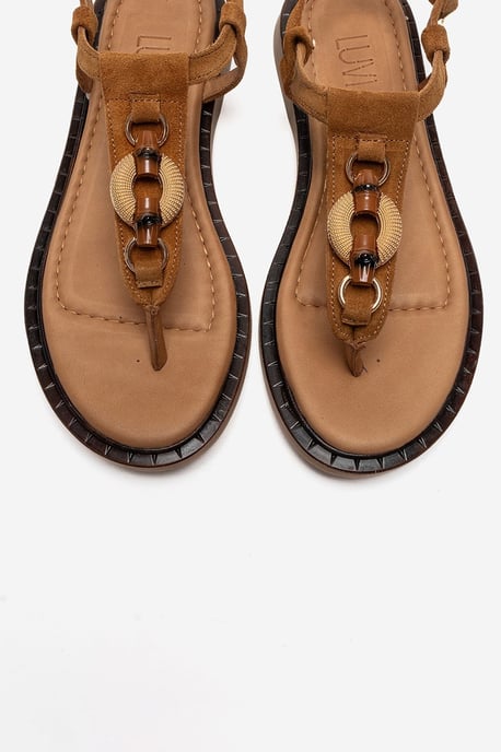 Tiana Sandal i Läder med Spänne - Image 2