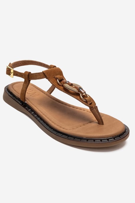 Tiana Sandal i Läder med Spänne - Image 3